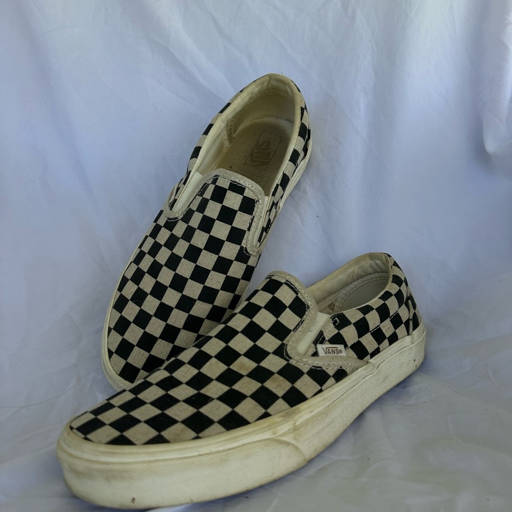 Vans Classic Slip-On Checkerboard in Black/White